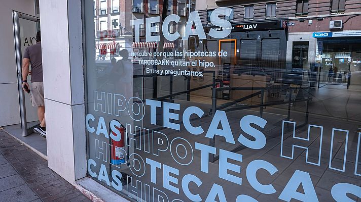 Telediario 1 - Junio, el mejor mes para la firma de hipotecas en 12 años