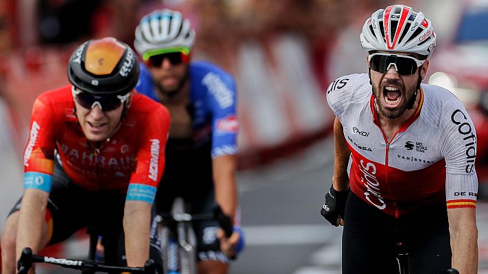 Vuelta ciclista a España - Vuelta a España 2022: Final de la 7ª etapa en Cistierna