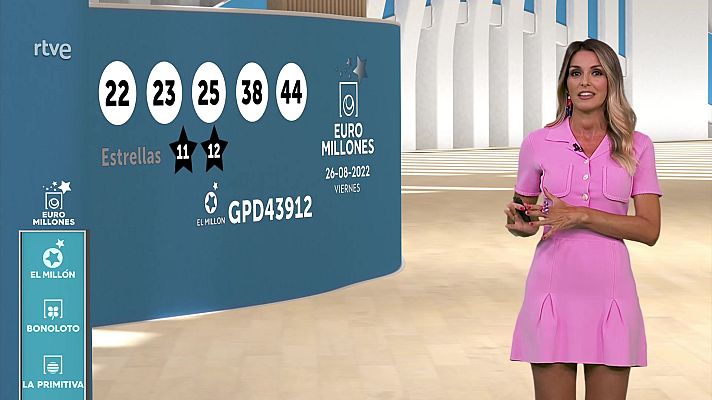 Loterías - Sorteo de la Bonoloto y Euromillones del 26/08/2022