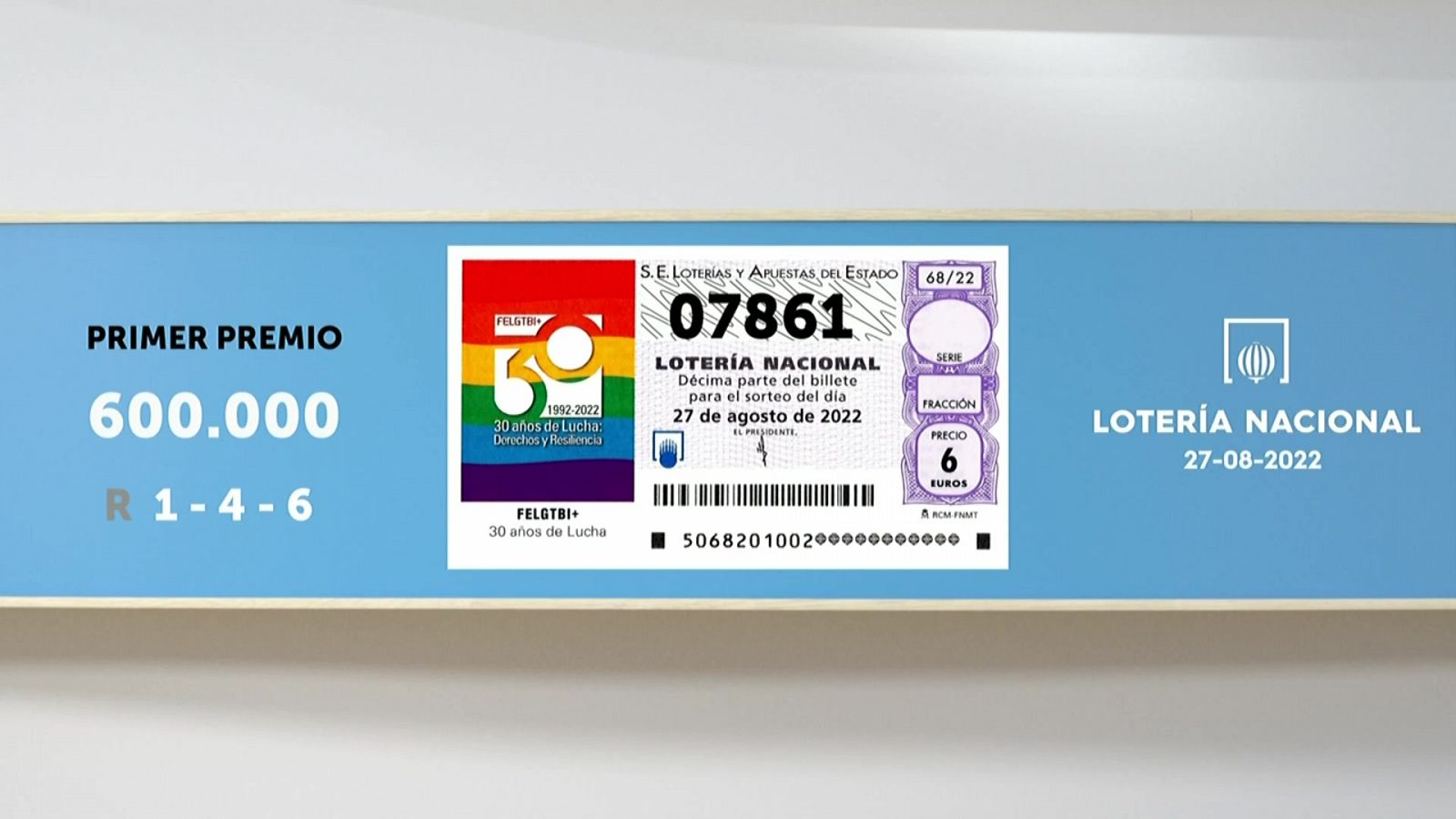 Sorteo de la Lotería Nacional del 27/08/2022 - Ver ahora