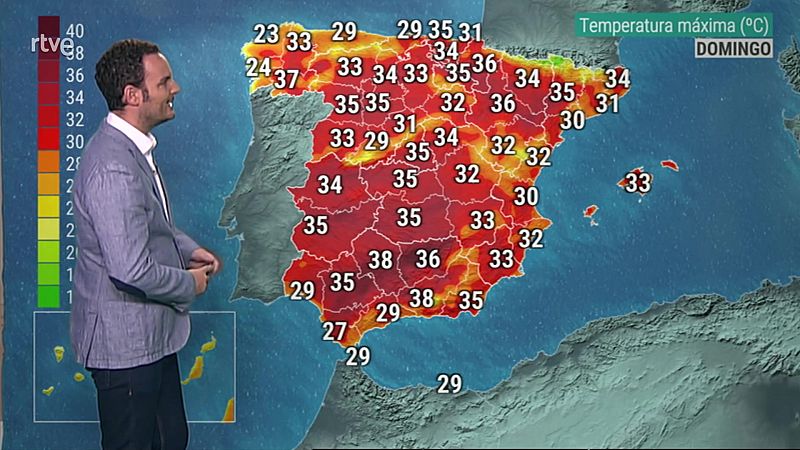 Chubascos y tormentas en Baleares, Pirineos orientales, Comunidad Valenciana, Ibérica oriental y este de Castilla-La Mancha - ver ahora