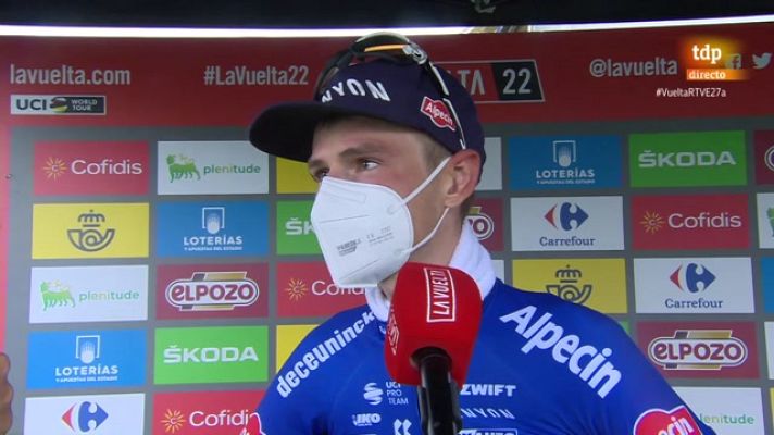 Ciclismo - La Vuelta 2022 | Jay Vine: "Llevábamos bajo control las diferencias con el pelotón"