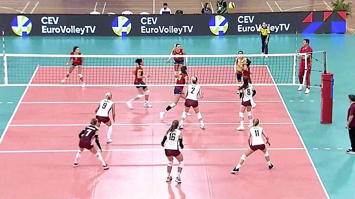 Voleibol - Clasificación Cto. de Europa fem.: España - Letonia