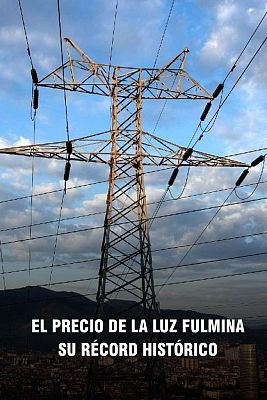 Concluye la semana con el precio de la luz más caro de la historia