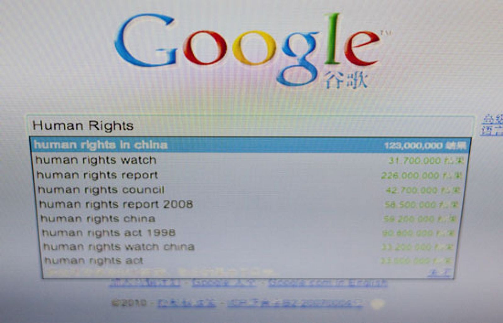 Google planta cara al gobierno chino
