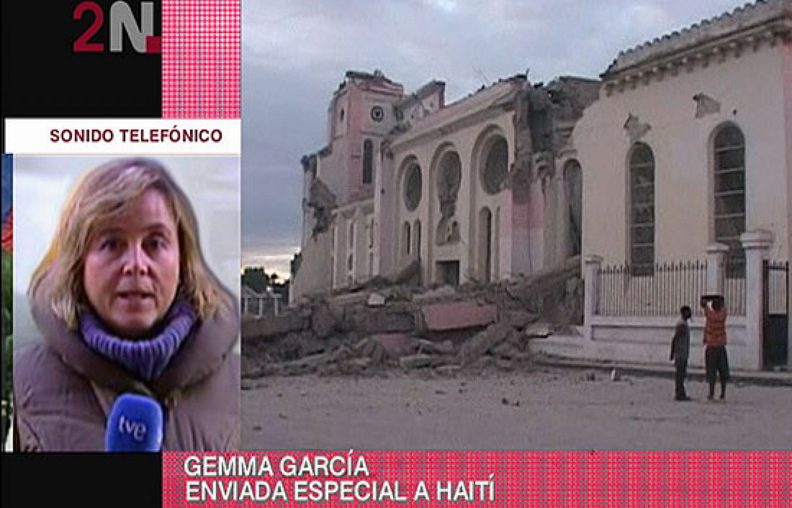 Hablamos con Gemma García, enviada de TVE a Haití