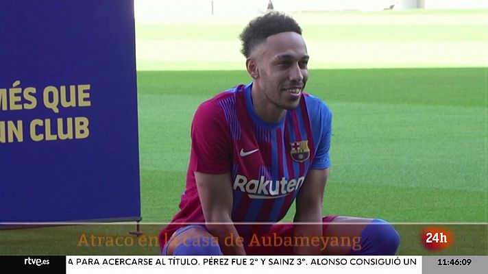 El azulgrana Aubameyang sufre un robo con violencia en su casa de Castelldefels