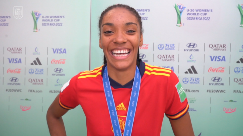 Salma Paralluelo, MVP del Mundial Sub-20: "Esto es un sueño para todas"