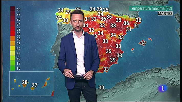 El Tiempo en la Comunitat Valenciana 29/08/22