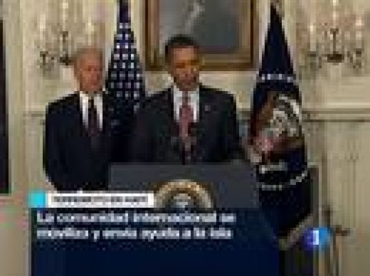 Telediario 1 - Telediario en 4' - 13/01/10