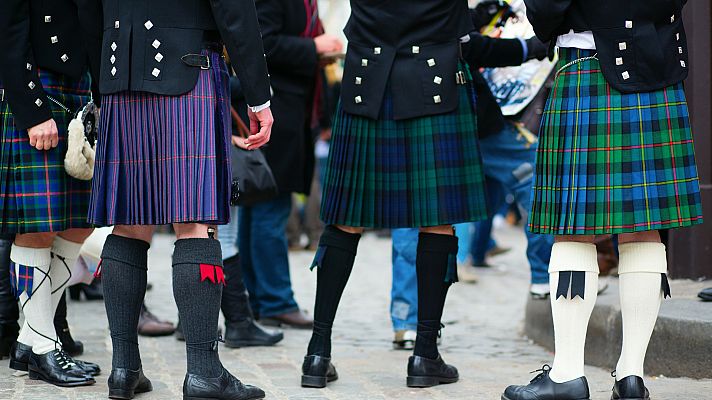 Telediario 1 - Vuelve la falda masculina