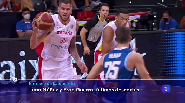 Telediario 1 - Siete debutantes en la lista de Scariolo para el Eurobasket 22