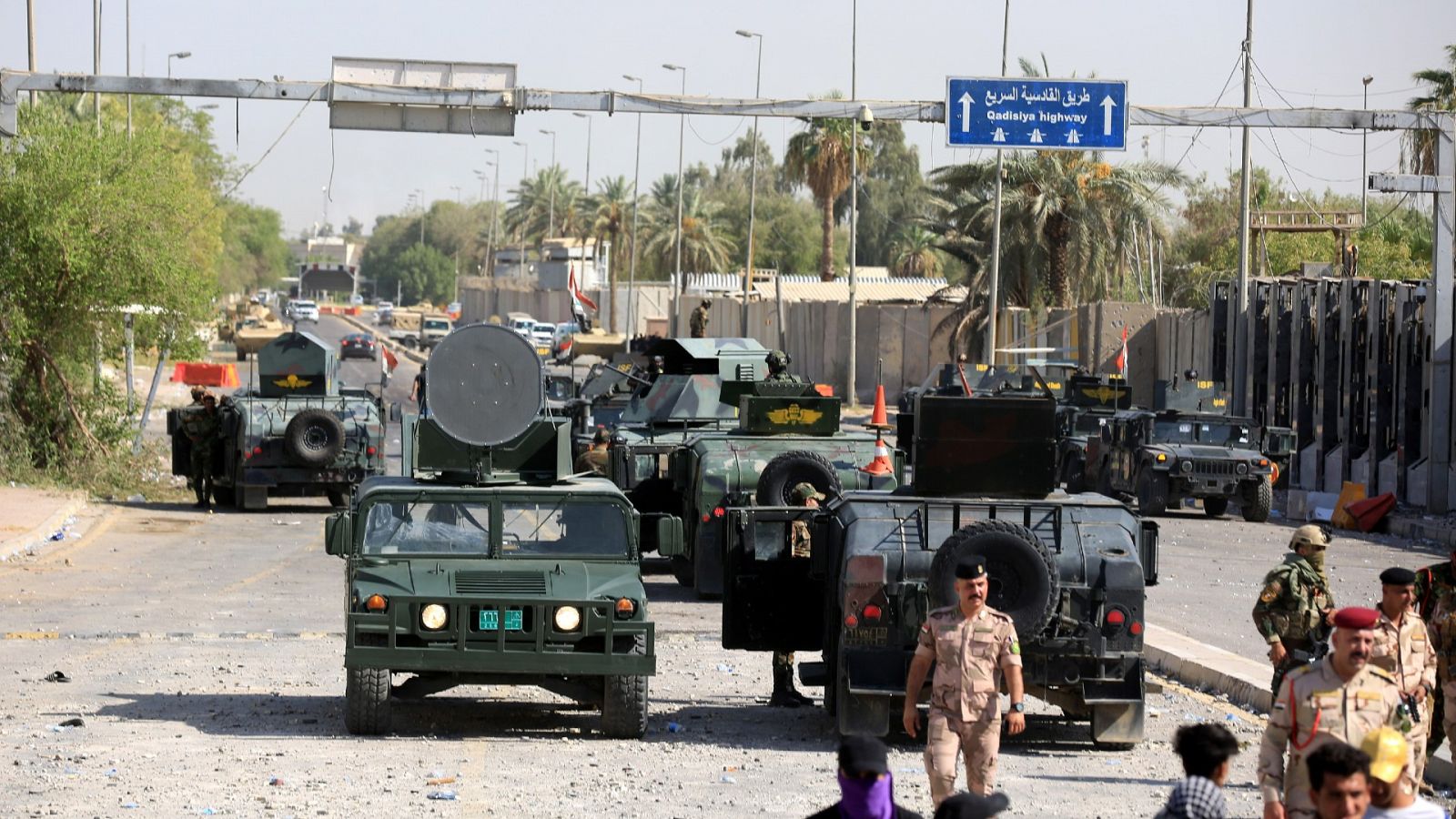 Bagdad recupera la calma tras dos días de protestas