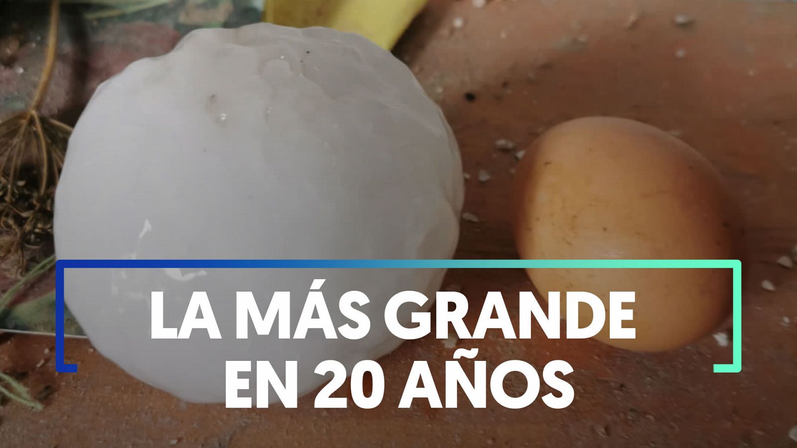 La tormenta de granizo más grande en 20 años en la provincia de Girona