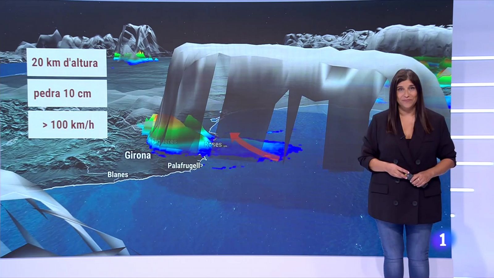 ¿Per què va caure aquesta pedra de mida tan gran a La Bisbal d'Empordà?