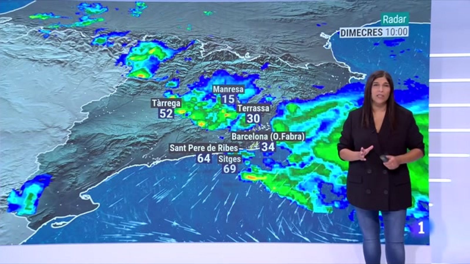El Temps (31/08/2022) - L'agost acaba amb una pedregada històrica i tempestes fortes