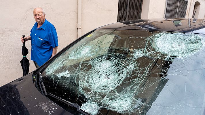 La granizada en Girona deja una bebé fallecida y 70 heridos