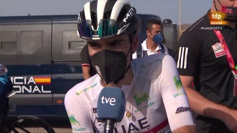 La Vuelta 2022 | Juan Ayuso, "contento de haber tenido un día de recuperación" -- Ver ahora