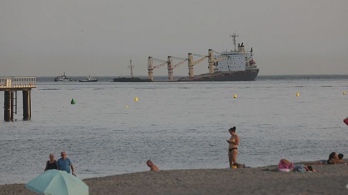 Vertido en la Bahía de Algeciras