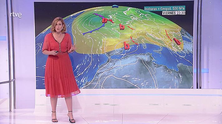 El tiempo - Probables tormentas localmente fuertes en el Pirineo oriental. Temperaturas elevadas en medianías de Gran Canaria