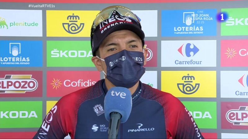 La Vuelta 2022 | Carapaz: "Venía con otros objetivos, pero ganar una etapa es lo mejor" -- Ver ahora