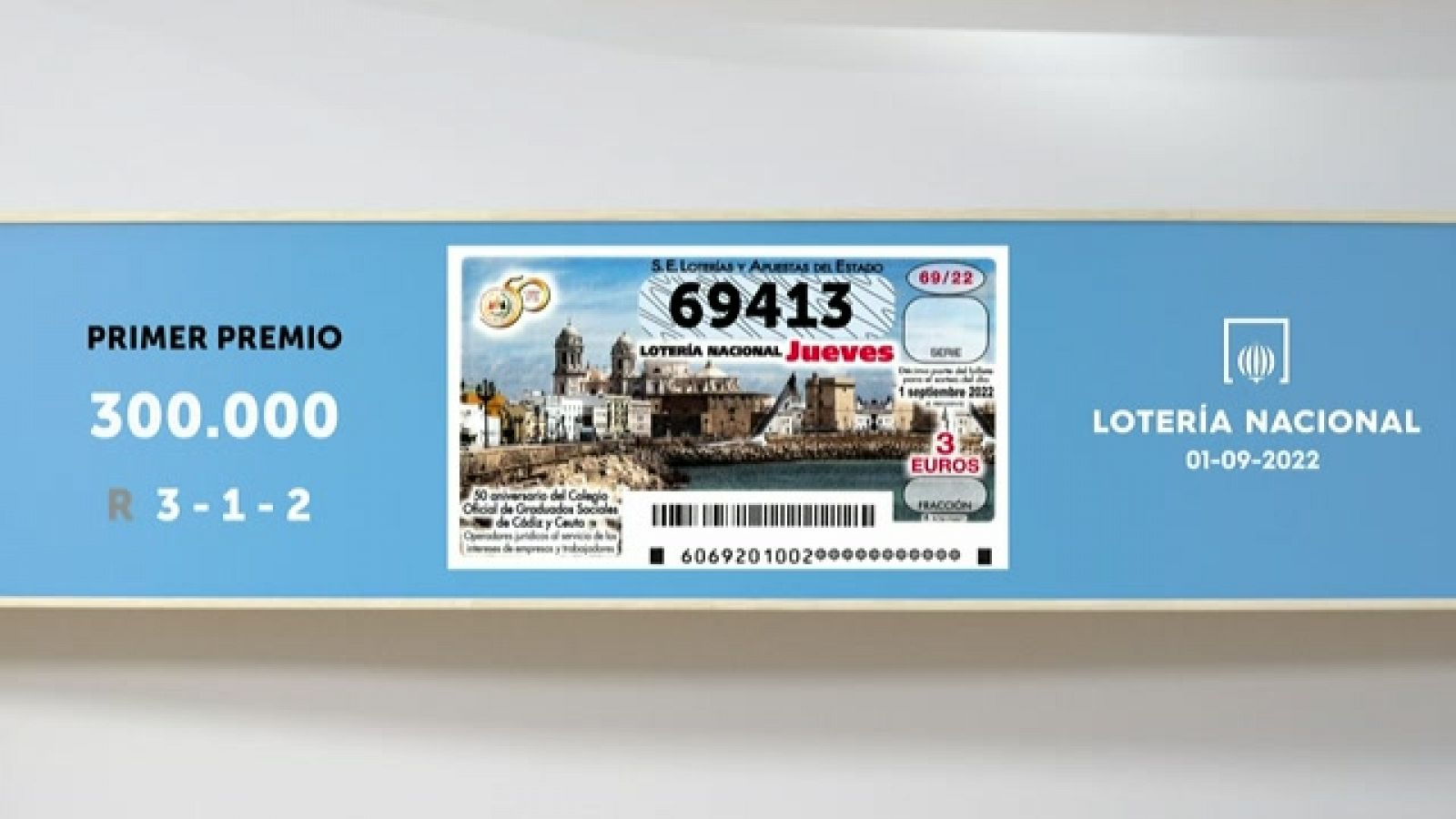 Sorteo de la Lotería Nacional del 01/09/2022 - Ver ahora