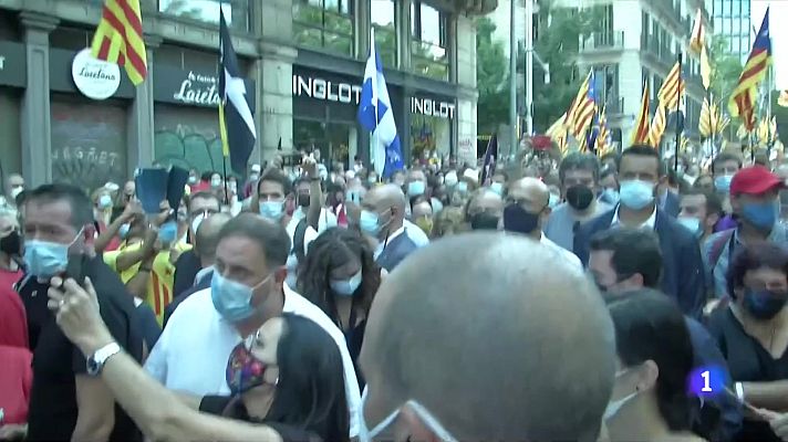 L'Informatiu - Pere Aragonès evita anar a la manifestació de l'11S