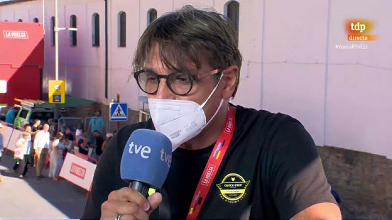 La Vuelta 2022 | Bramati (Quick Step): "Todo el mundo esperaba ver a Remco liderando una carrera de tres semanas" -- Ver ahora