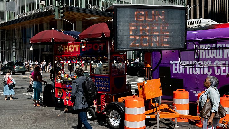 Nueva York declara Times Square zona libre de armas