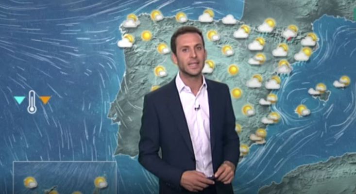 Descenso de temperaturas y lluvias localmente fuertes en el noreste