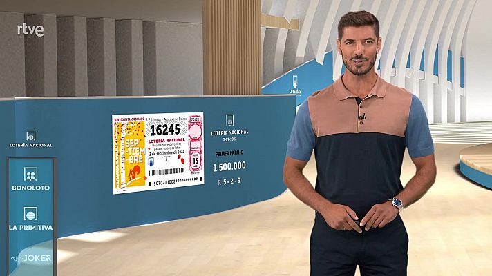 Loterías - Sorteo de la Lotería Nacional del 03/09/2022
