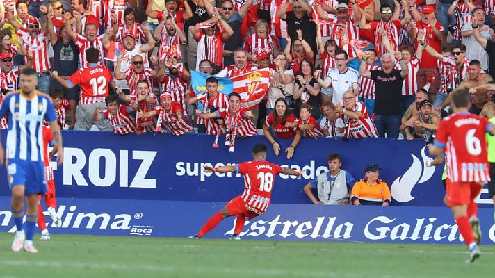 Resúmenes de LaLiga - Segunda | Ponferradina - Sporting de Gijón. Resumen 4ª jornada