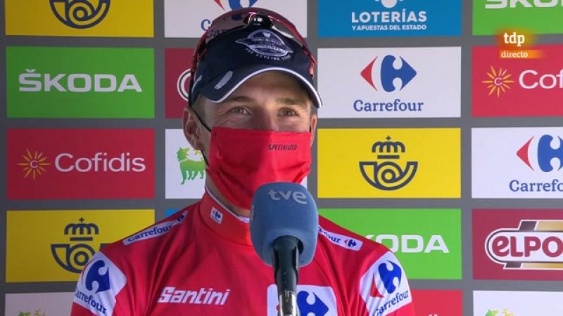 La Vuelta 2022 | Evenepoel: "Sigo de rojo, cul es el problema?" - ver ahora
