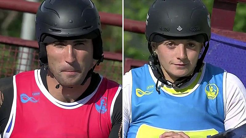 Manuel Ochoa, plata; y Olatz Arregui, bronce en la Copa del Mundo de kayak extremo en La Seu -- Ver ahora