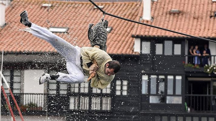 Telediario 1 - Lekeitio solo usará gansos de plástico en su tradicional juego