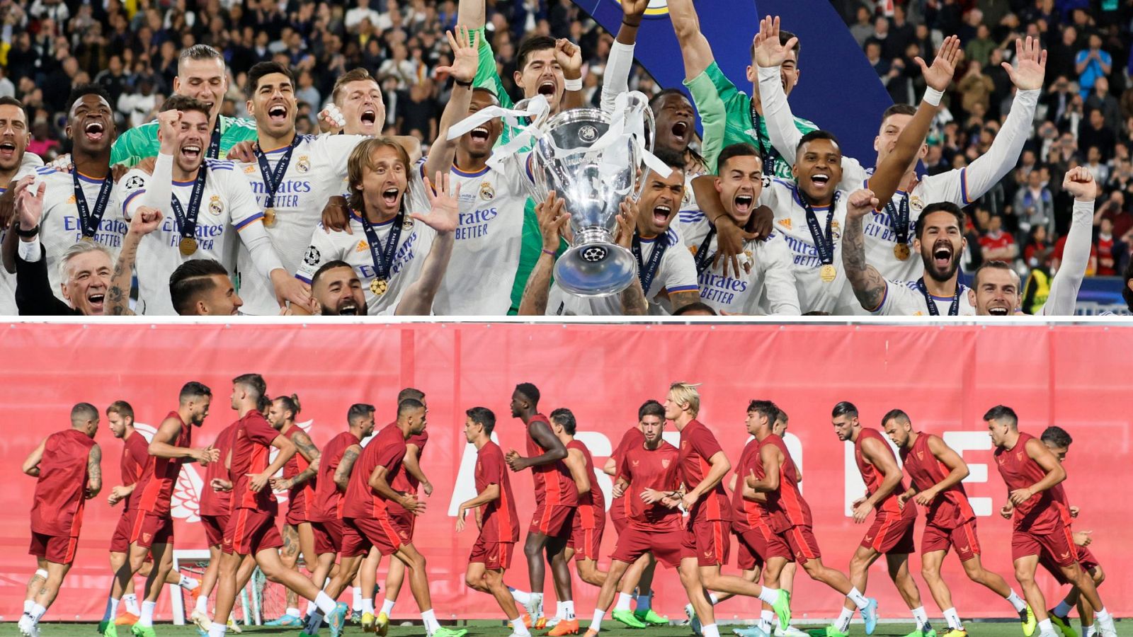 Champions | Debut de Real Madrid y Sevilla