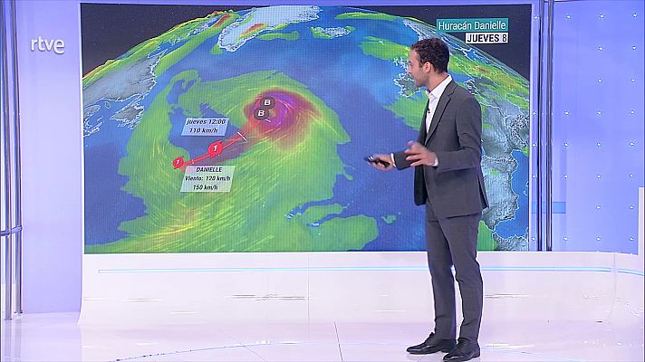 Intervalos de viento fuerte en el litoral noroccidental de Galicia          