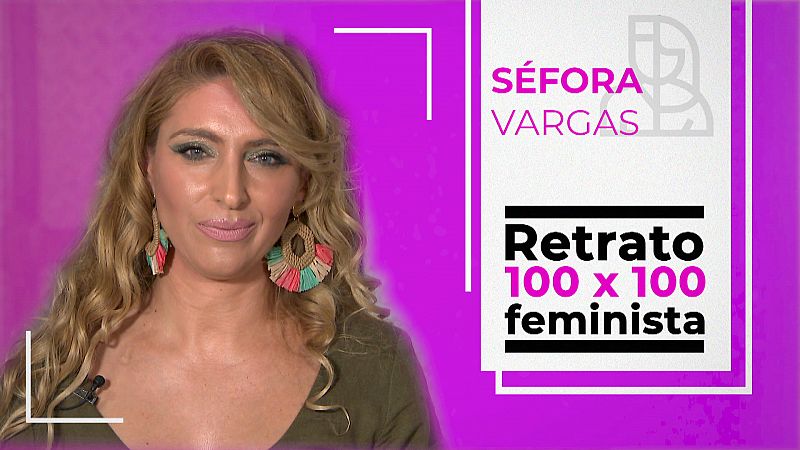 Retrato 100x100 feminista: Sfora Vargas