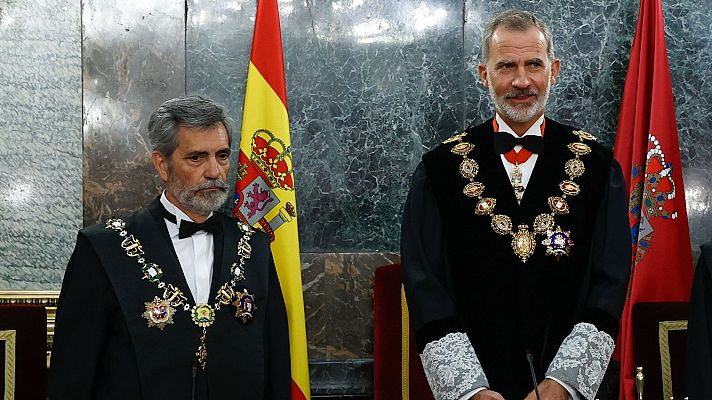 Telediario 1 - Lesmes amenaza con dimitir si el Poder Judicial no es desbloqueado en las próximas semanas