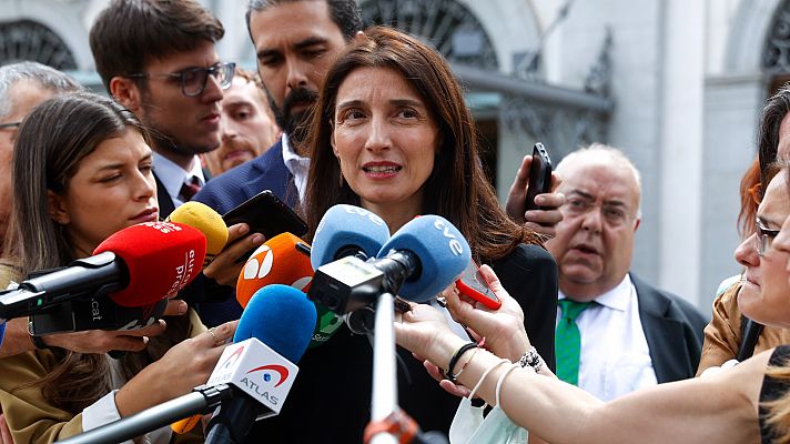 Telediario 1 - El Gobierno y el PP se reafirman y se culpan mutuamente del bloqueo en el CGPJ tras la advertencia de Lesmes