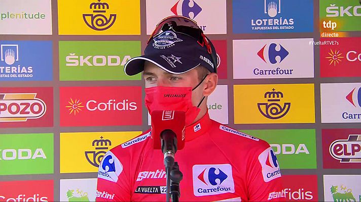 Vuelta 2022 | Remco Evenepoel: "El primer ataque de Enric ha sido duro"