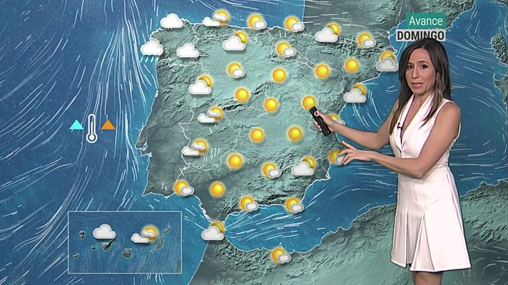 Nuboso con lluvias débiles en Galicia y zonas próximas. No se esperan fenómenos significativos