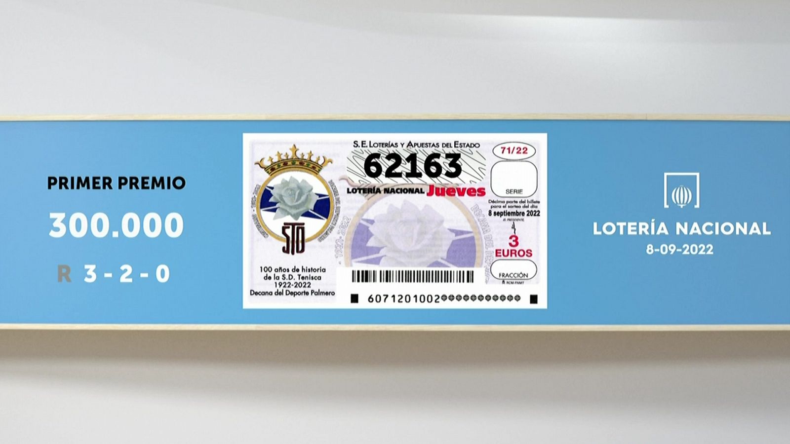 Sorteo de la Lotería Nacional del 08/09/2022 - Ver ahora