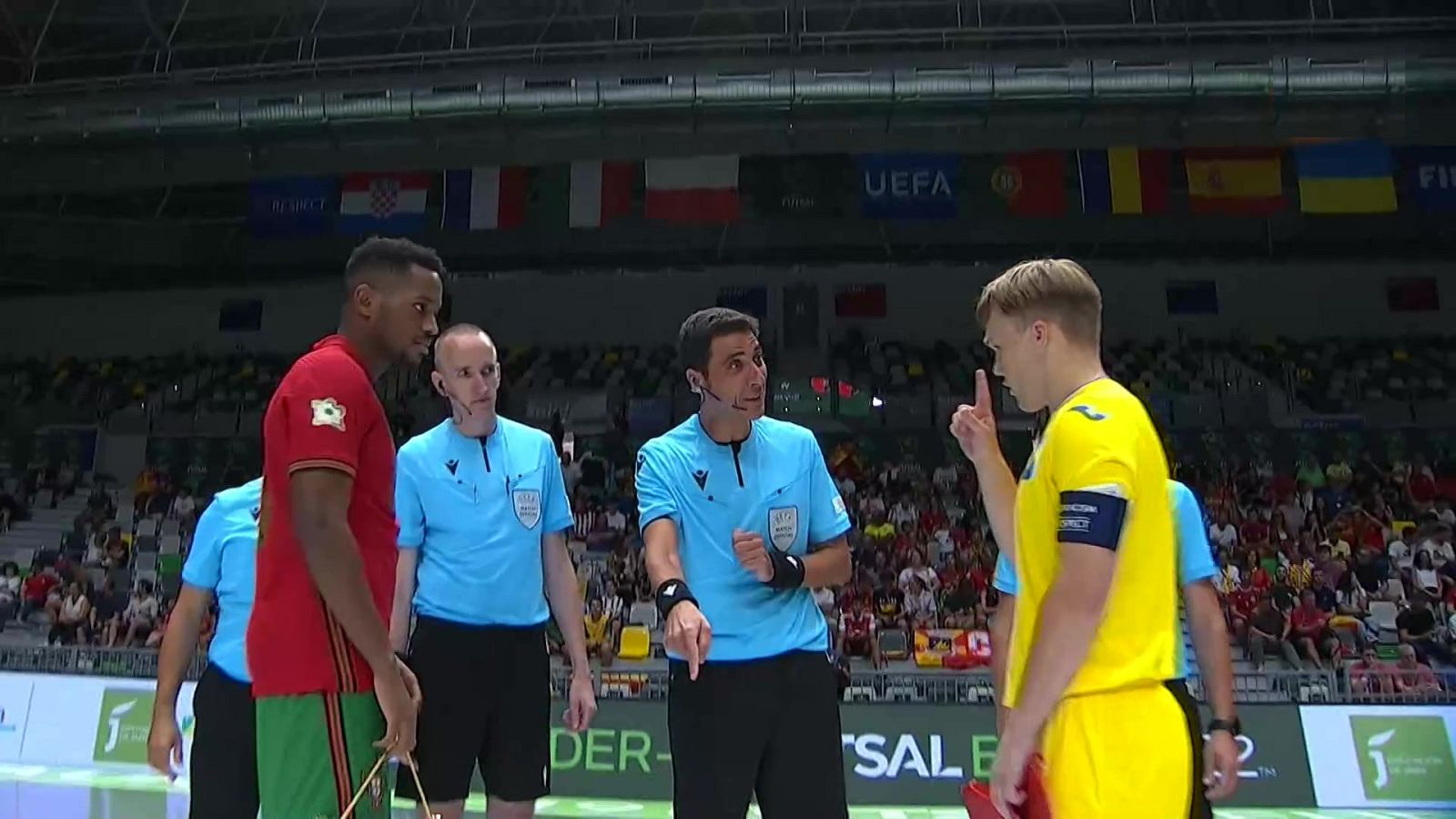 Fútbol Sala - Campeonato de Europa Sub-19. 1ª Semifinal: Portugal - Ucrania - ver ahora