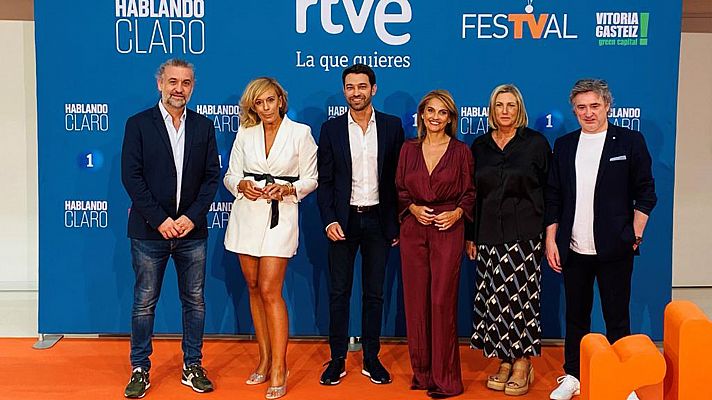 Presentación de 'Hablando claro' en el FesTVal de Vitoria