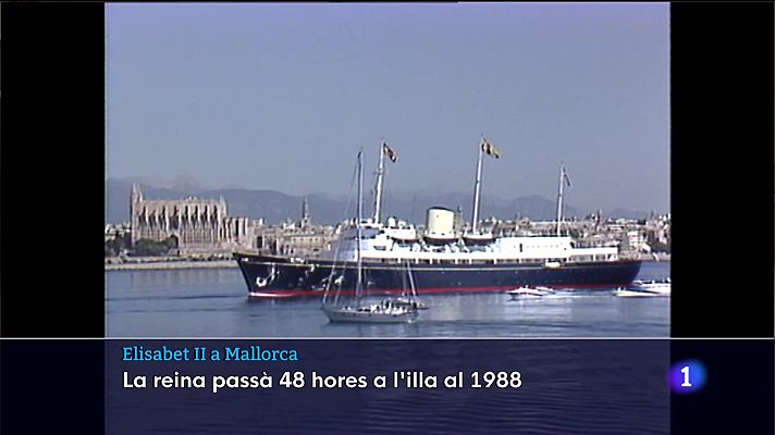 Elisabet II a Mallorca