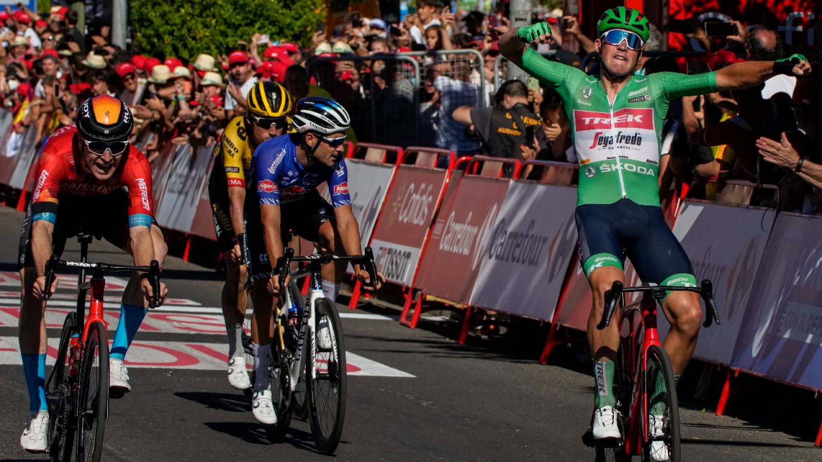 Vuelta 2022: tercera victoria de etapa de Pedersen