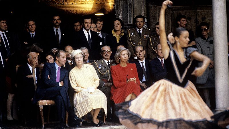 Así se recuerda la visita de Isabel II a España en 1988