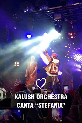 Kalush Orchestra canta "Stefania" en su concierto en Madrid