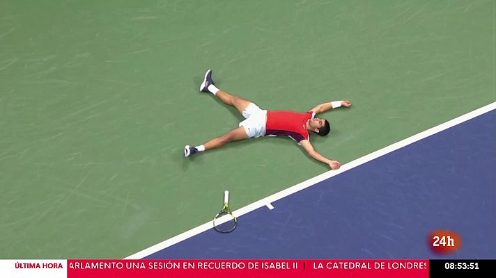 Carlos Alcaraz vence a Tiafoe y se mete en su primera final de Grand Slam      